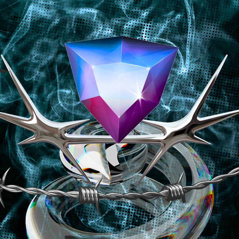 Crystal in chrome